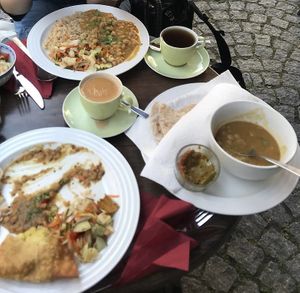 channa und samosas  at Kleine Kaschmir Küche in Fulda