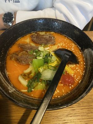 Curry ramen (scharf)   at Iimori Vegan Ramen  in Berlin