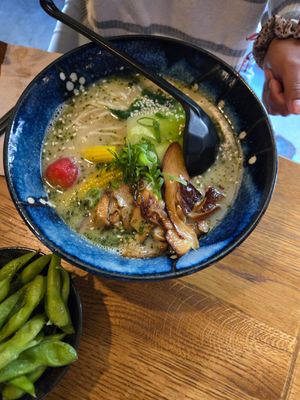 Basil Ramen at Iimori Vegan Ramen  in Berlin