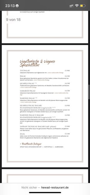   at Hewad Restaurant in Munich