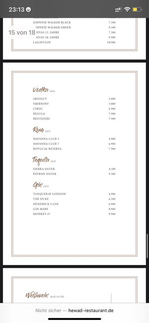   at Hewad Restaurant in Munich