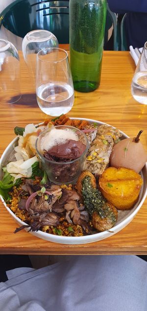 The brunch ! All vegan and so so good ! at La Belle Verte in Toulouse