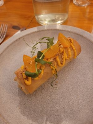 Roulé pâte filo at La Belle Verte in Toulouse