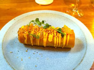 Spring roll at La Belle Verte in Toulouse