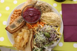 Sunday's brunch (sooooooo big) at La Belle Verte in Toulouse