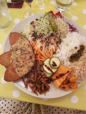 "Fraîcheur océane" (végétalien) at La Belle Verte in Toulouse