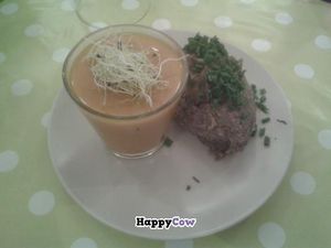 Mujaddara with velvety pumpkin at La Belle Verte in Toulouse