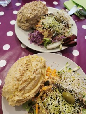 Hummus at La Belle Verte in Toulouse