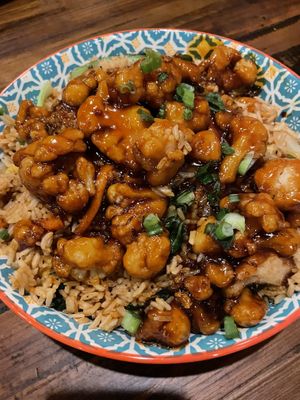 Fried Rice Your Way - Mongolian Cauliflower   at The Ginger Mule in Houston