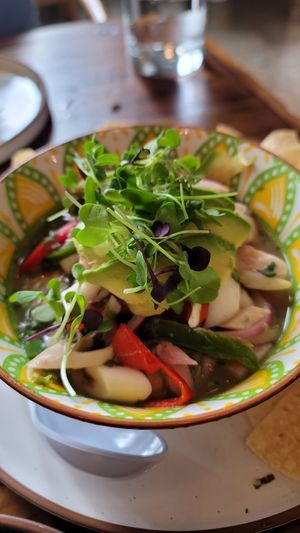 Ceviche at The Ginger Mule in Houston