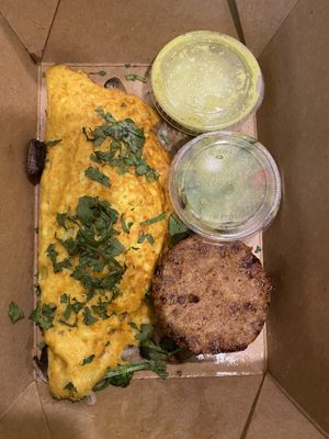 House omelette   at The Ginger Mule in Houston