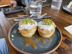 Vegan Baclava! Delicious !  at The Ginger Mule in Houston