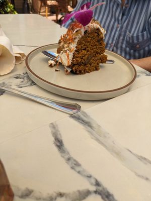 Carrot & nuts cake at The Ginger Mule in Houston