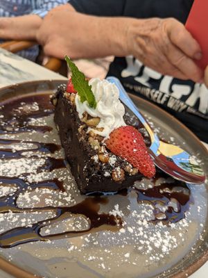 Ginger Mule brownie at The Ginger Mule in Houston
