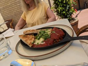 Butternut squash lasagna at The Ginger Mule in Houston