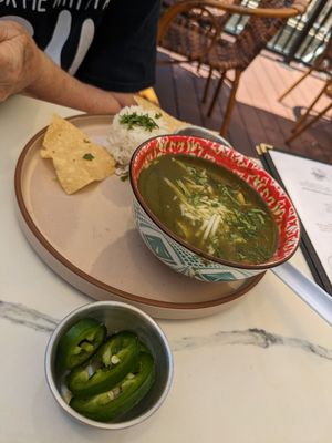 Sancocho soup at The Ginger Mule in Houston