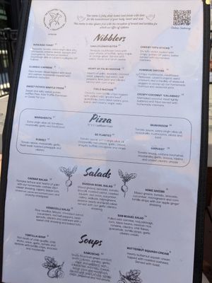 Menu at The Ginger Mule in Houston