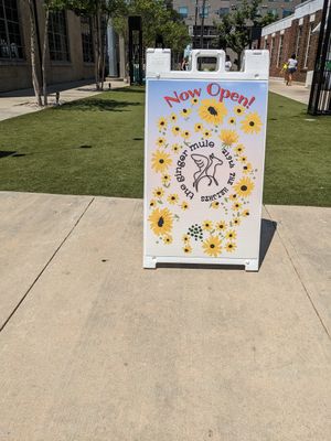 Sidewalk at The Ginger Mule in Houston