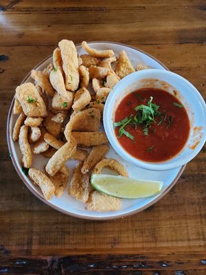 Coconut Calamari at The Ginger Mule in Houston