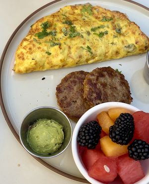 House Omelette & Sausagee  at The Ginger Mule in Houston