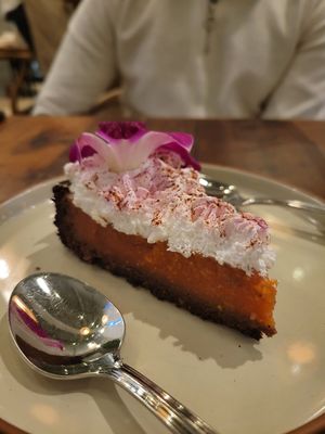 Guava cheesecake at The Ginger Mule in Houston