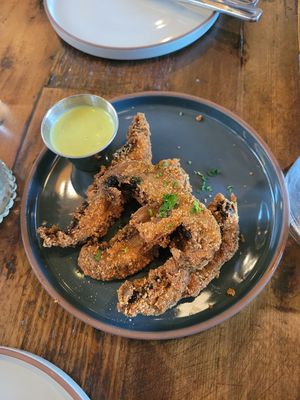 Crispy mushroom at The Ginger Mule in Houston