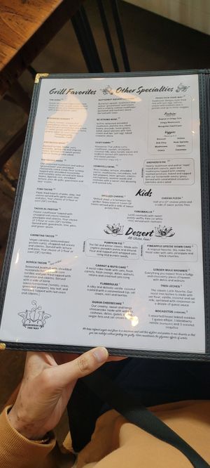 Menu part 2 at The Ginger Mule in Houston