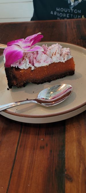 Guava cheesecake at The Ginger Mule in Houston