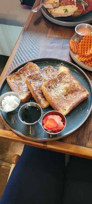 French toast at The Ginger Mule in Houston