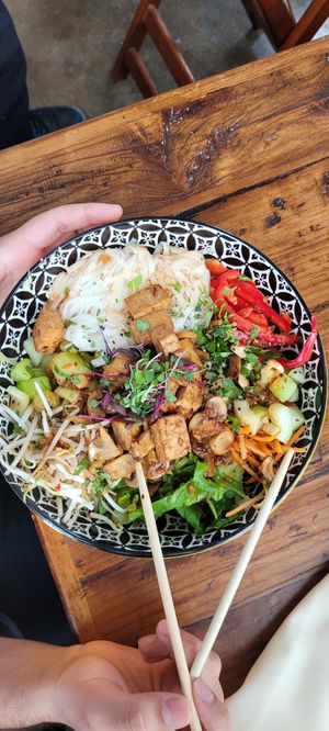 Vermicelli bowl at The Ginger Mule in Houston