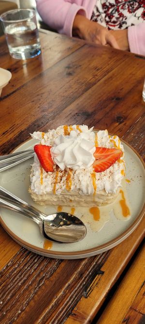 Tres leches: delicious! at The Ginger Mule in Houston