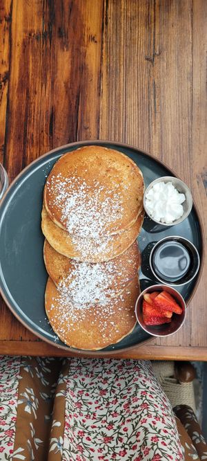 Pancakes at The Ginger Mule in Houston
