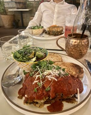 Butternut squash lasagna   at The Ginger Mule in Houston