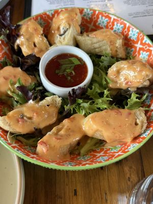 Crab puffs  at The Ginger Mule in Houston