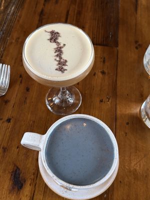 Espresso martini & Chai Lattee  at The Ginger Mule in Houston