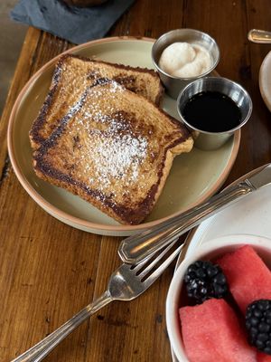 French toast (part of the Jupiters medley )  at The Ginger Mule in Houston