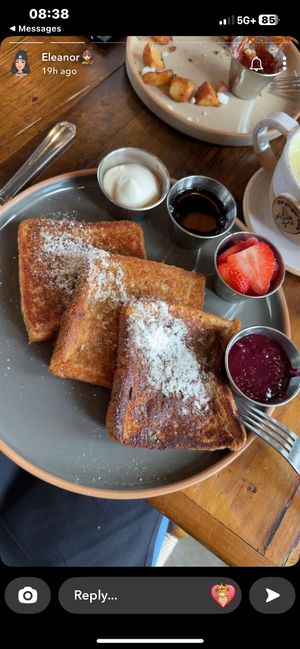 French toast was so good  at The Ginger Mule in Houston