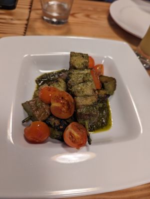 Chimichurri skewers at Candle in New York City