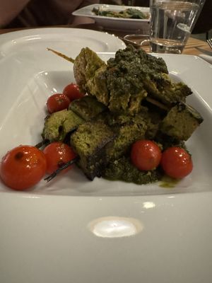 Chimichurri skewers   at Candle in New York City