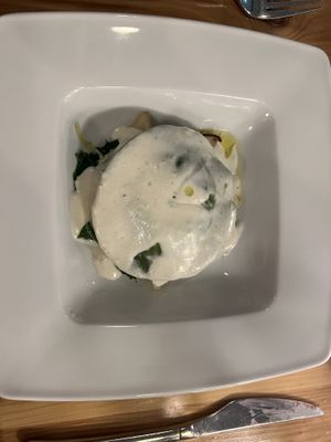 Mushroom raviolii  at Candle in New York City
