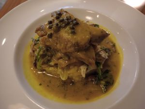 Seitan picatta at Candle in New York City