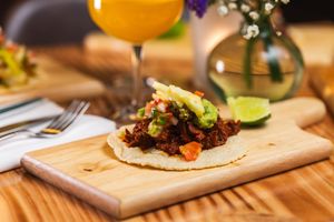 Seitan Al Pastor Taco at Candle in New York City
