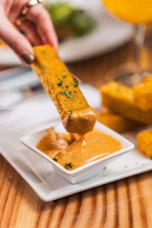 Polenta Fries with chipotle aioli at Candle in New York City