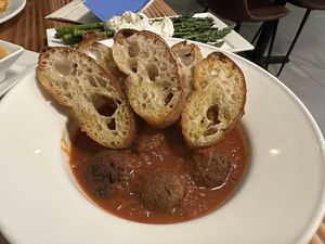 Meatball side dish at Candle in New York City