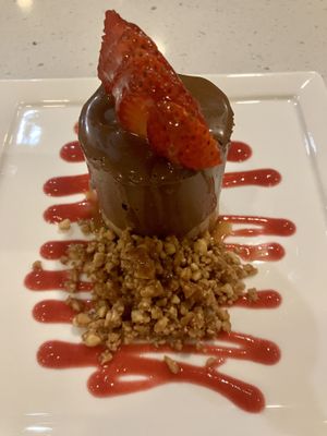 Chocolate Peanut Butter Bliss.  Rich and delicious.  What a way to end the meal.    at Candle in New York City