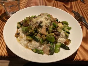 Vegan lemon risotto at Candle in New York City