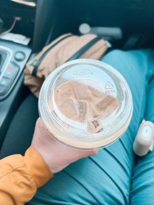 Iced lattee  at January Coffee in Boulder