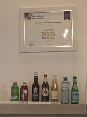 award for taste of specialty coffee  at Conte Coffee To Go in Graz