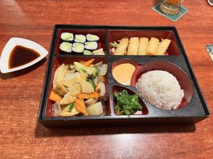 Tofu bento  at ChopstiX in Prague