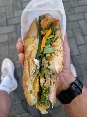 Close up at Saveur de Bánh Mì in Berlin